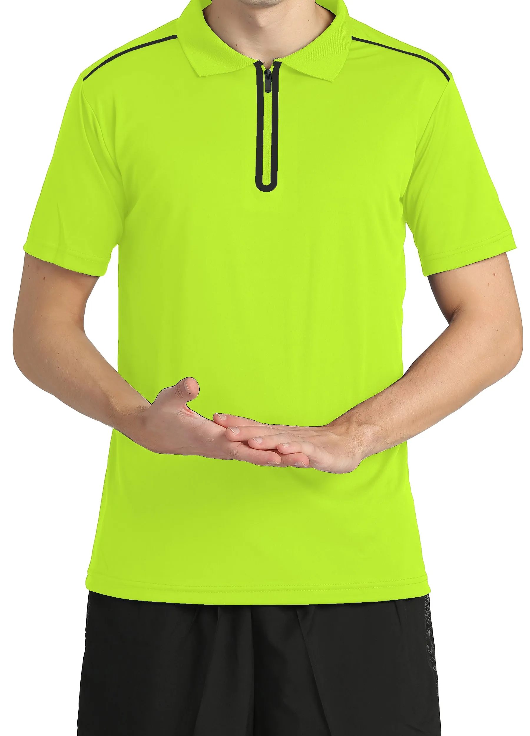 4POSE Men's Moisture Wicking Quick Dry Golf Workout Polo Shirt (Clearance)