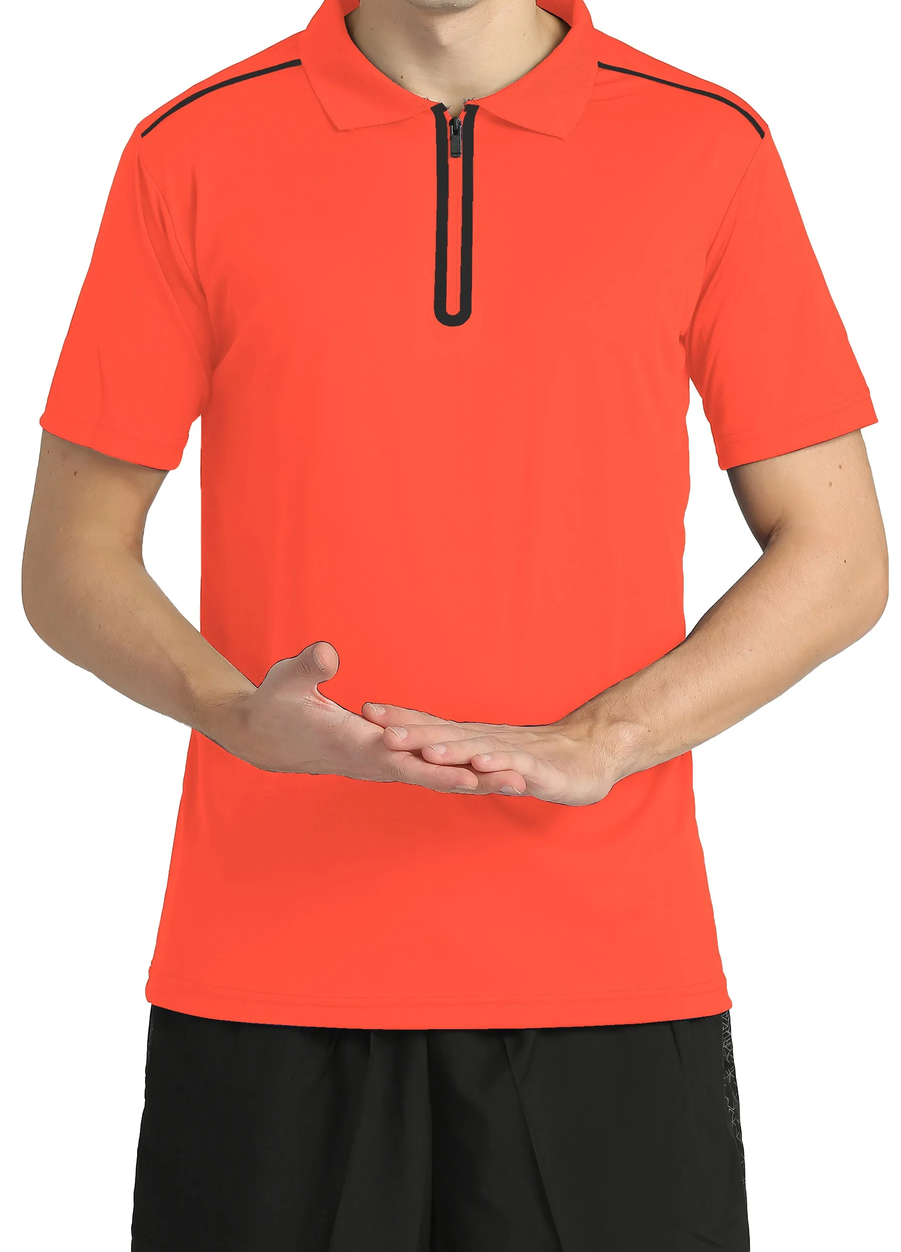 4POSE Men's Moisture Wicking Quick Dry Golf Workout Polo Shirt (Clearance)
