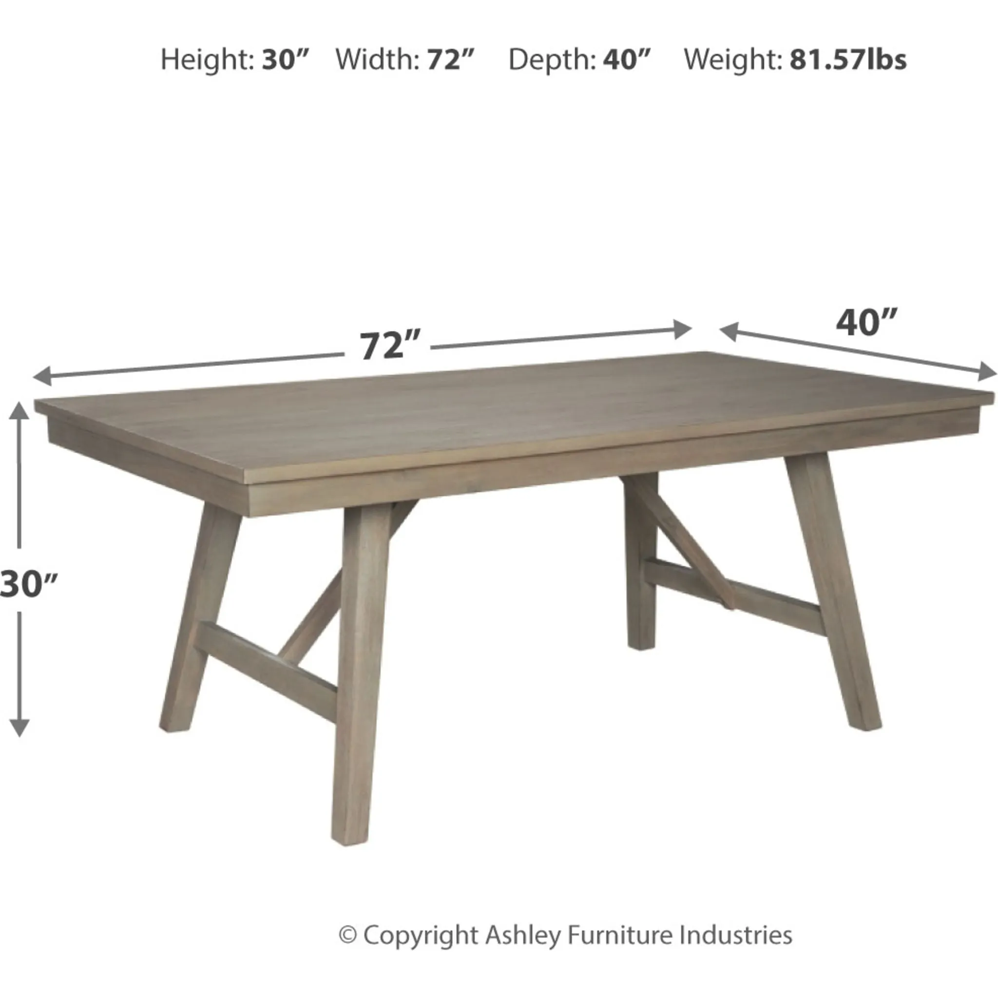 Aldwin Rectangular Dining Room Table