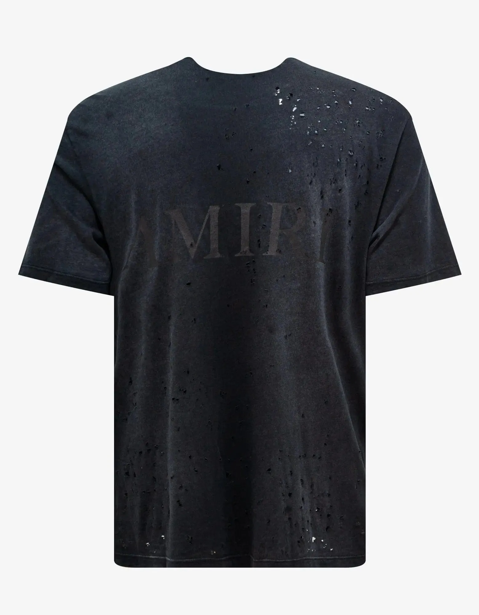 Amiri Black MA Logo Shotgun T-Shirt