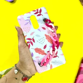 Autumn Pink Gradient Chain Phone Cover
