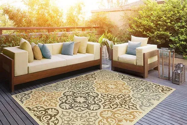 Bali 4904W Ivory/ Grey Rug