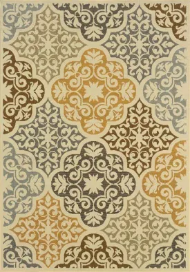 Bali 4904W Ivory/ Grey Rug