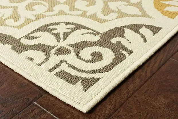 Bali 4904W Ivory/ Grey Rug