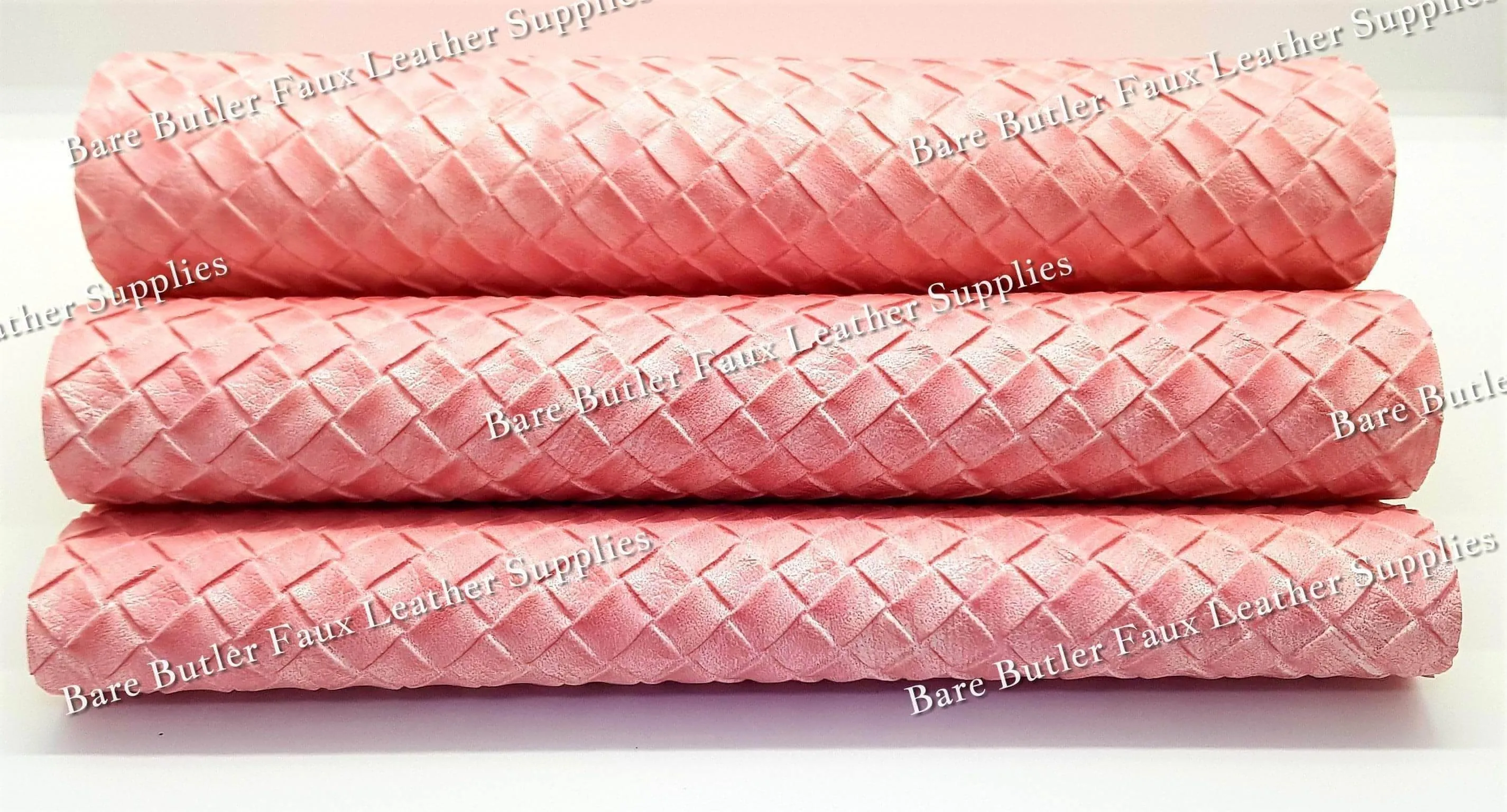 Basket weave Pink