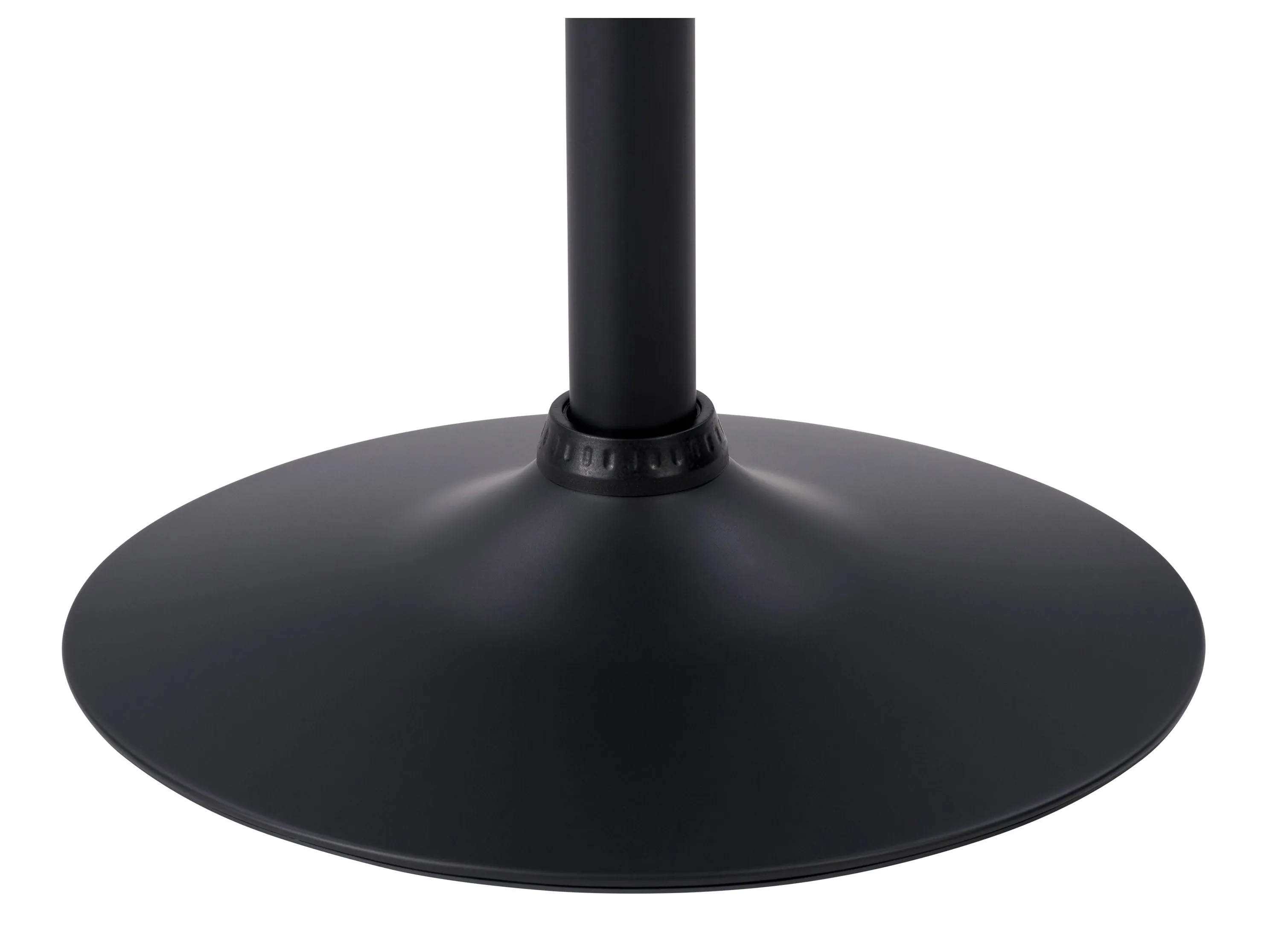 Black Adjustable Height Square Bar Table