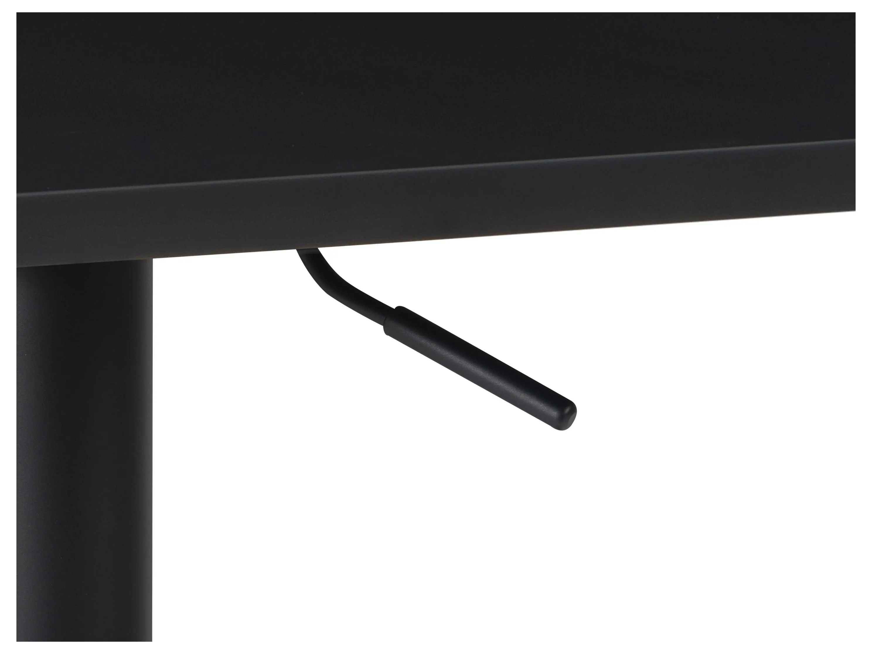 Black Adjustable Height Square Bar Table