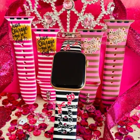 Boutique Inspire Print Silicone Band For Apple Watch Multiple Colors Available