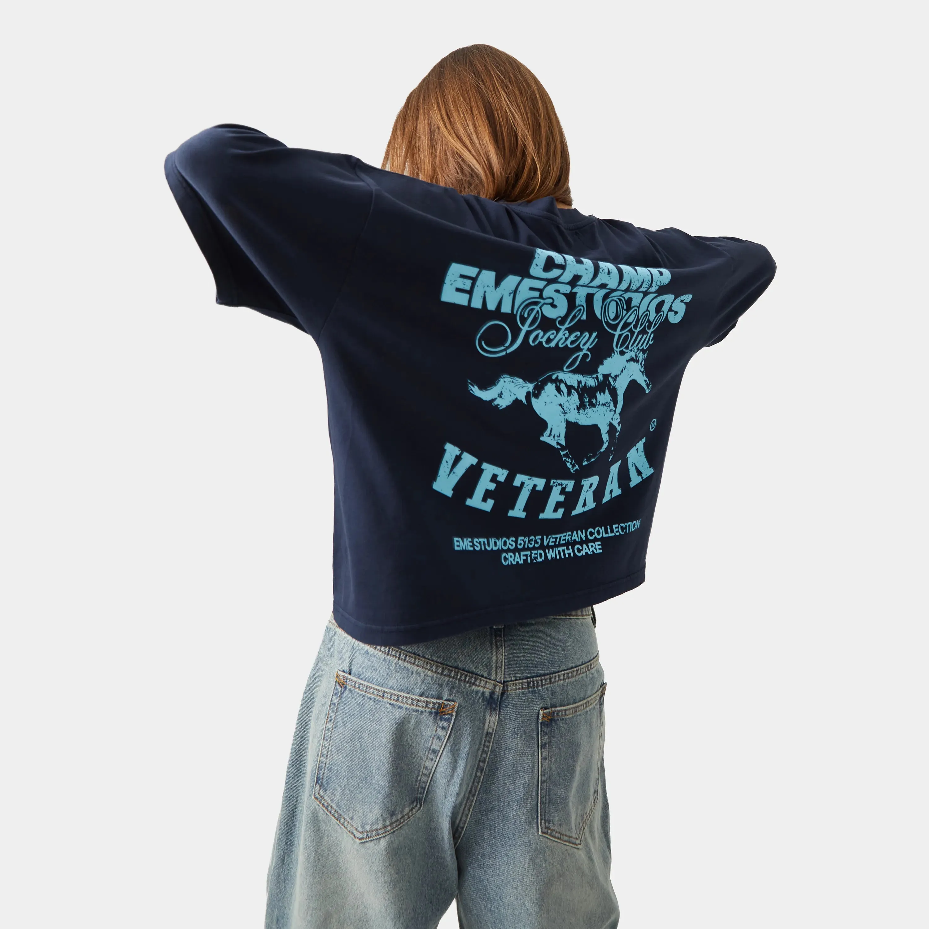Champ Navy Oversized Tee