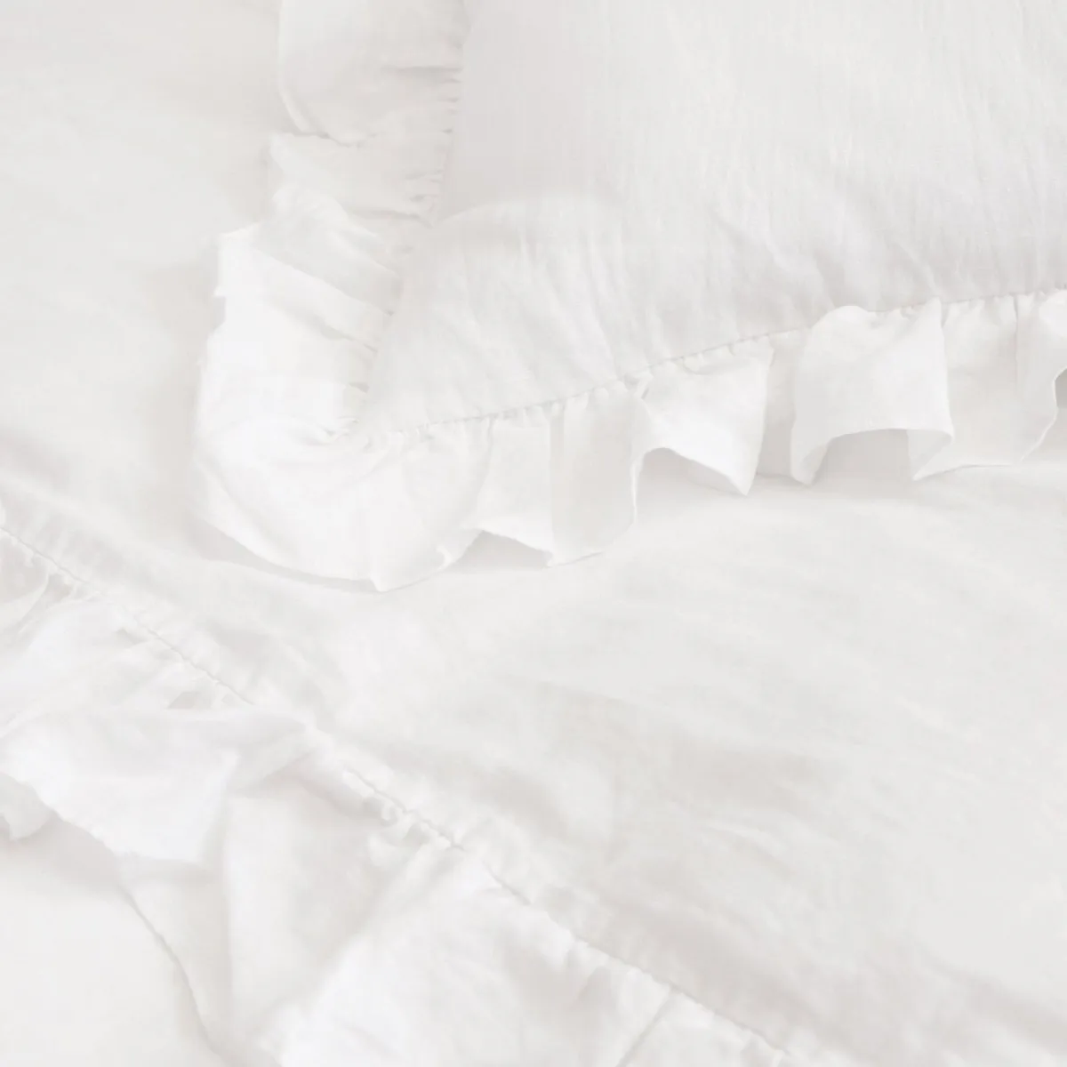 Charlie White Bedding by Pom Pom at Home