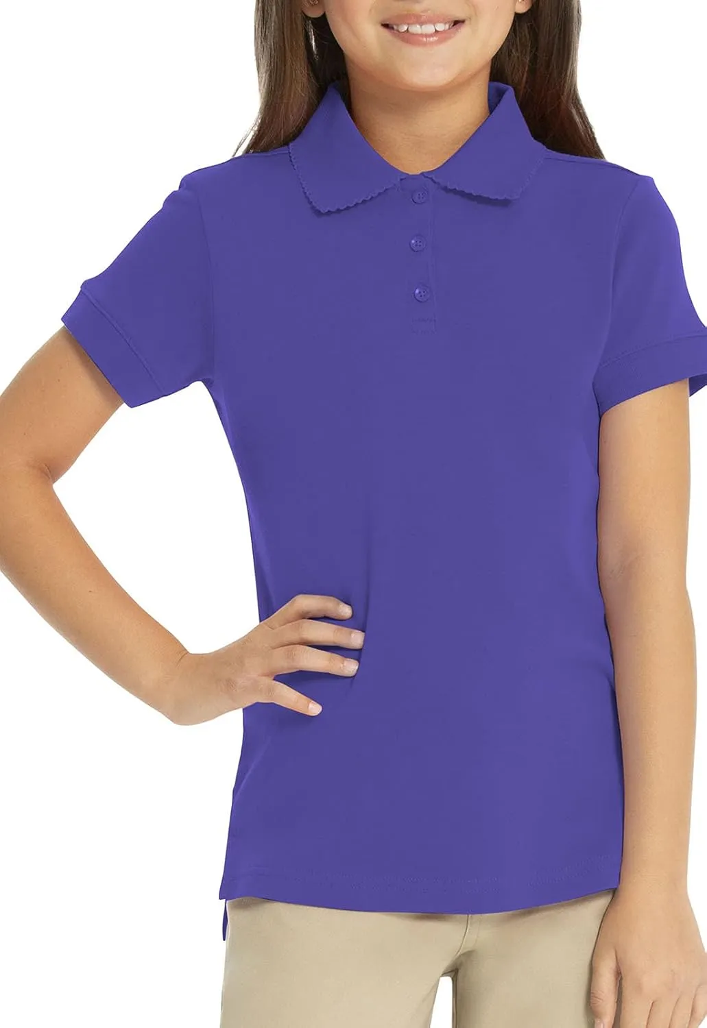 Classroom Girls' Feminine Fit Polo