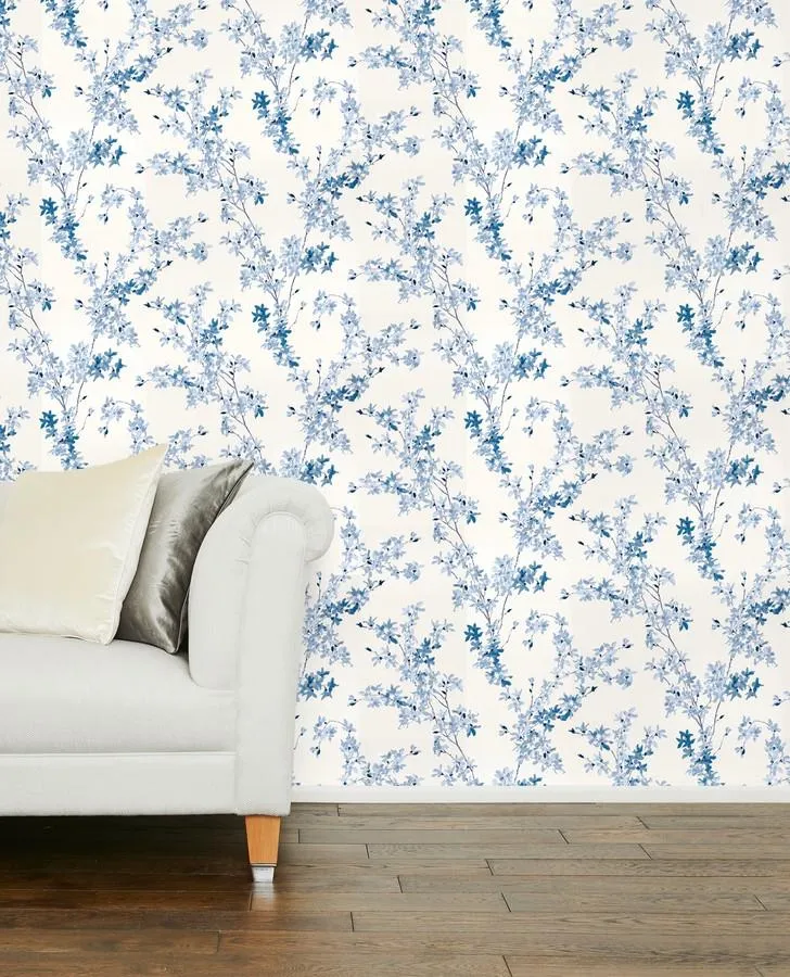 Forsythia Seaspray Wallpaper