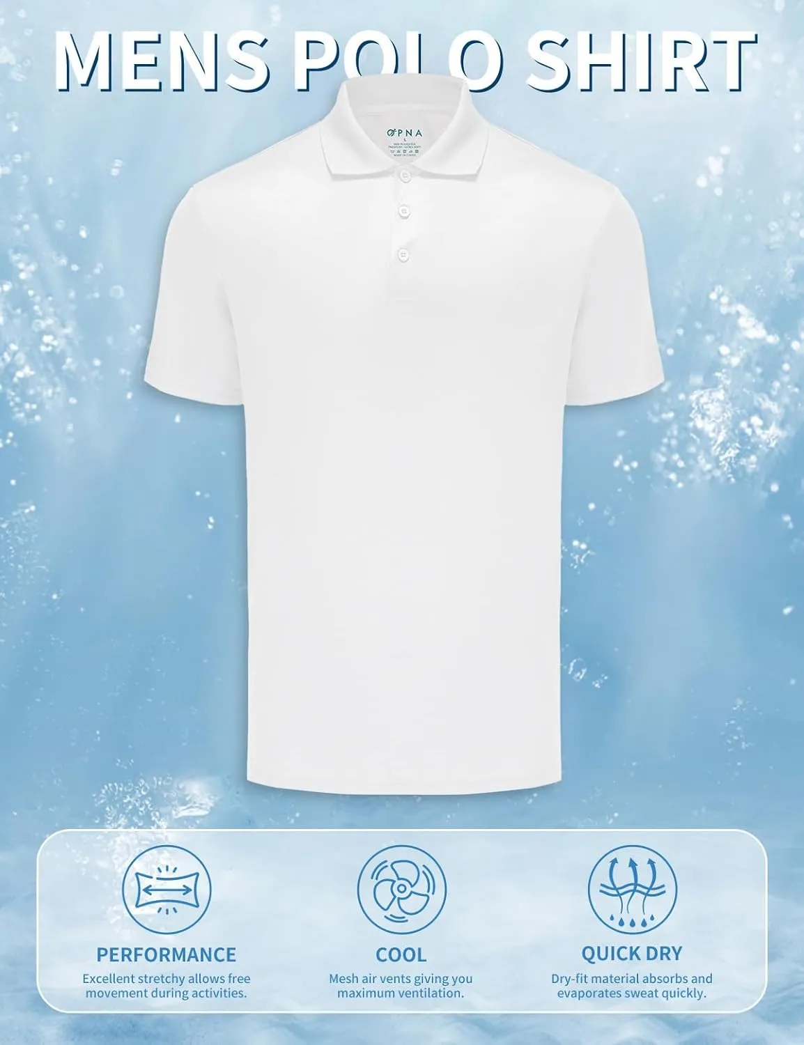 Golf Shirts for Men Regular and Big and Tall Size Golf Polos Dry Fit Mens Polo Shirts Short Sleeve