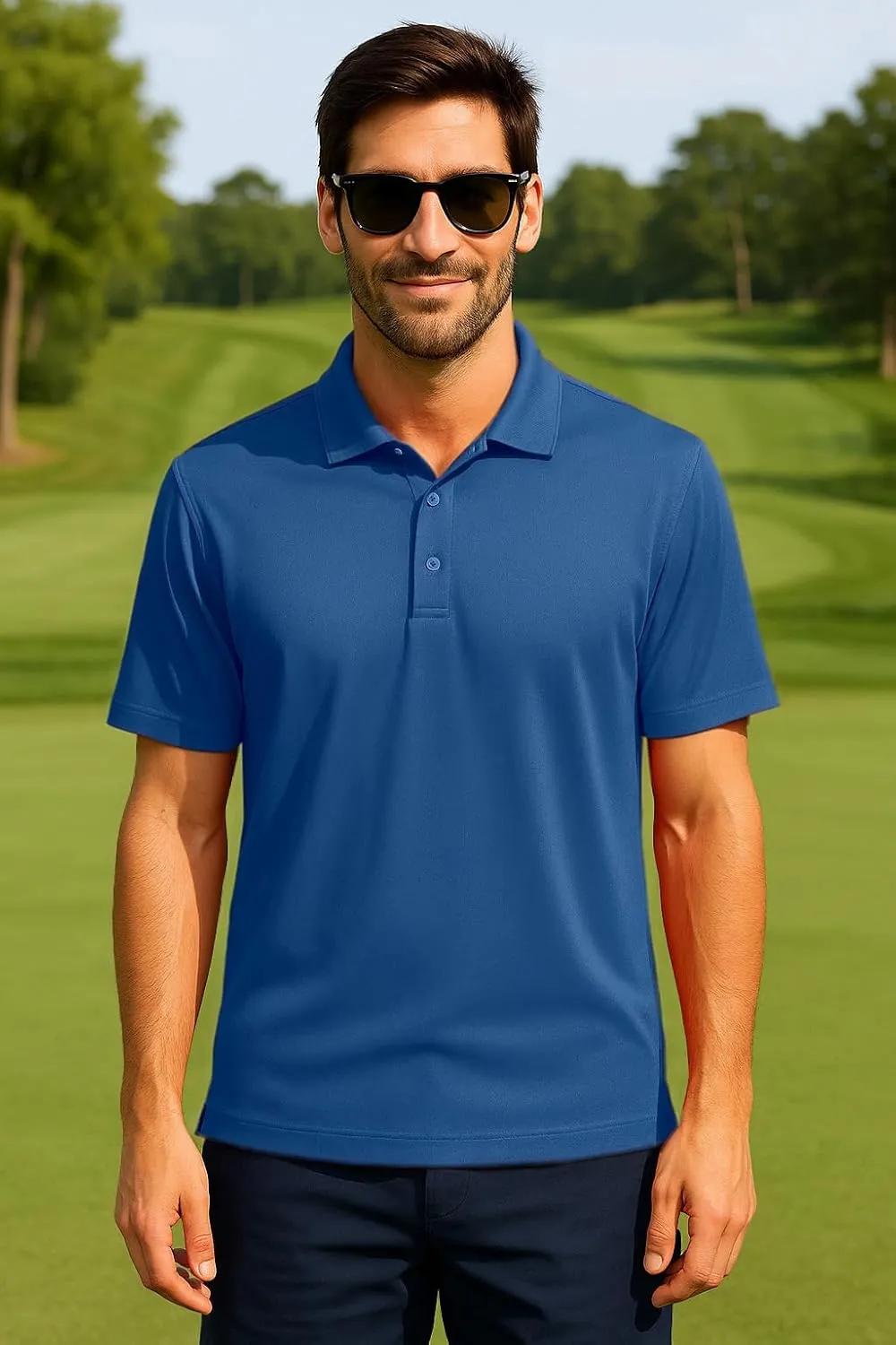 Golf Shirts for Men Regular and Big and Tall Size Golf Polos Dry Fit Mens Polo Shirts Short Sleeve