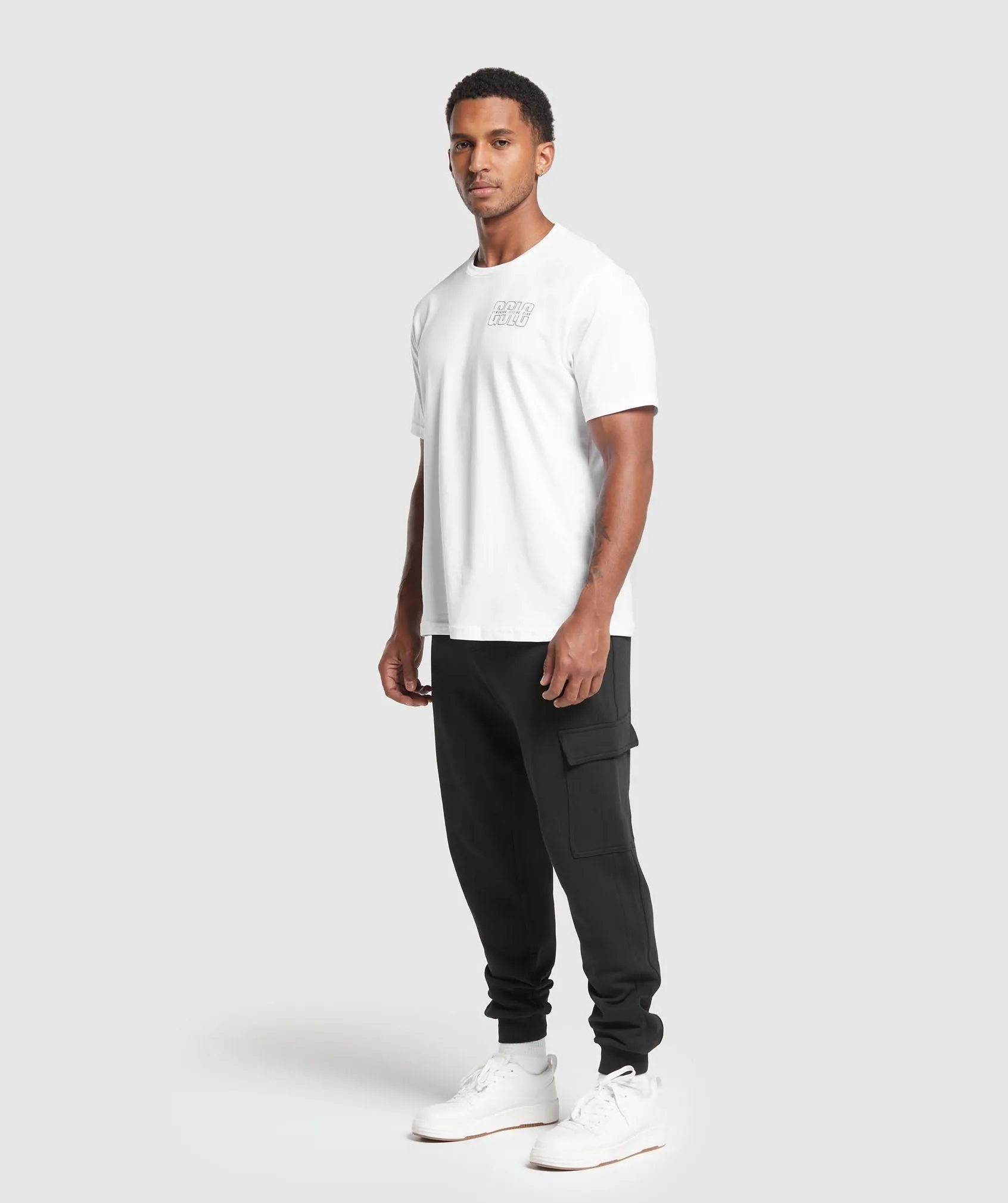 Gymshark Rest Day Essentials Black Cargo Joggers - Cozy and Stylish Athletic Wear