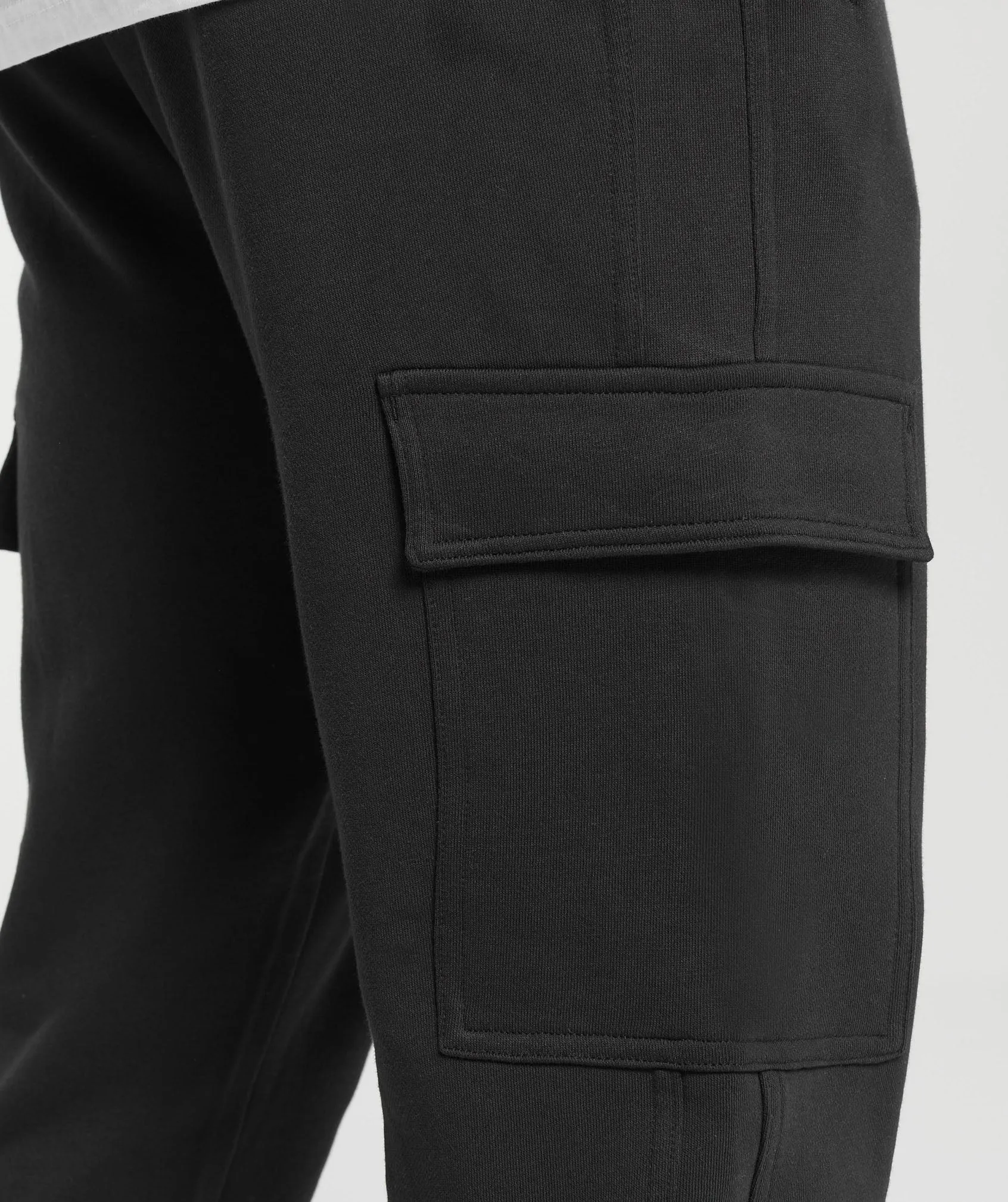 Gymshark Rest Day Essentials Black Cargo Joggers - Cozy and Stylish Athletic Wear