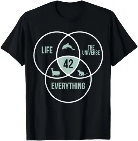 Life The Universe And Everything 42 Answer To Life T-Shirt