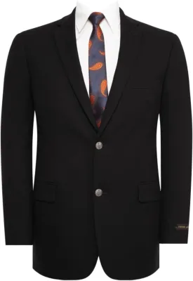 Men's Elegant Classic Fit Blazer Stretch Sport Coat Two Button Suit Jacket Regular & Big and Tall Sizes