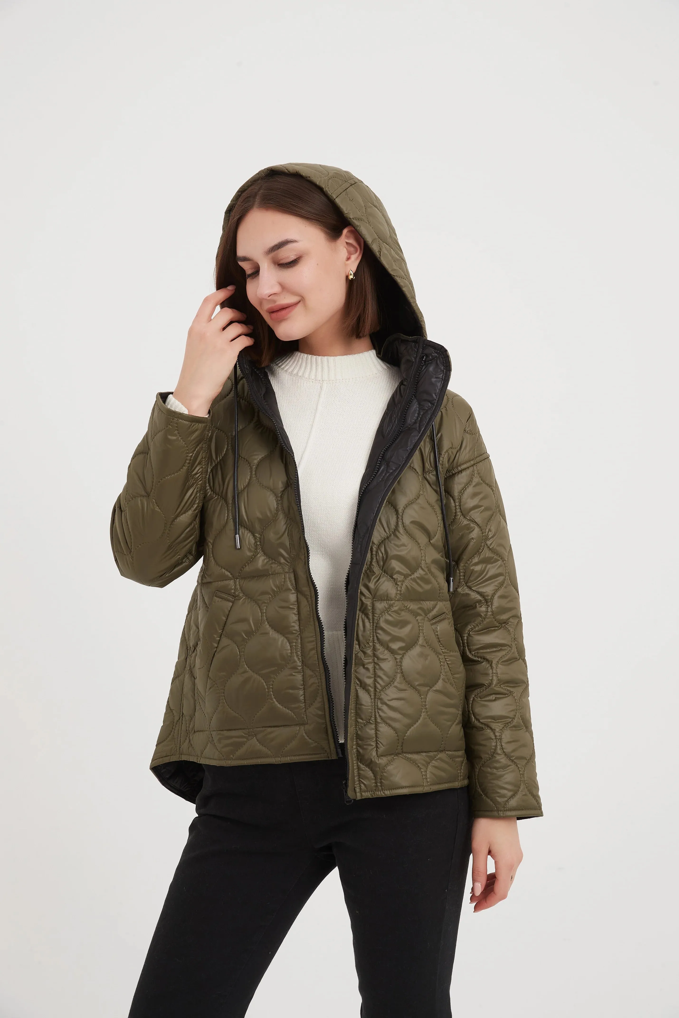 Reversible Parker | Khaki/Black