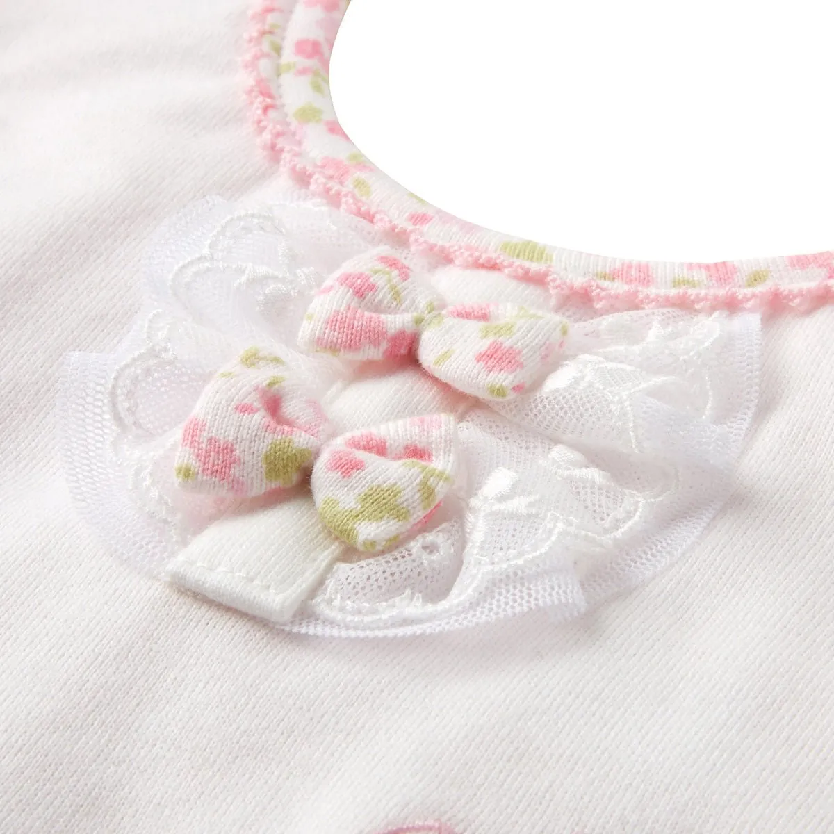 Ribbon and Lace Bib