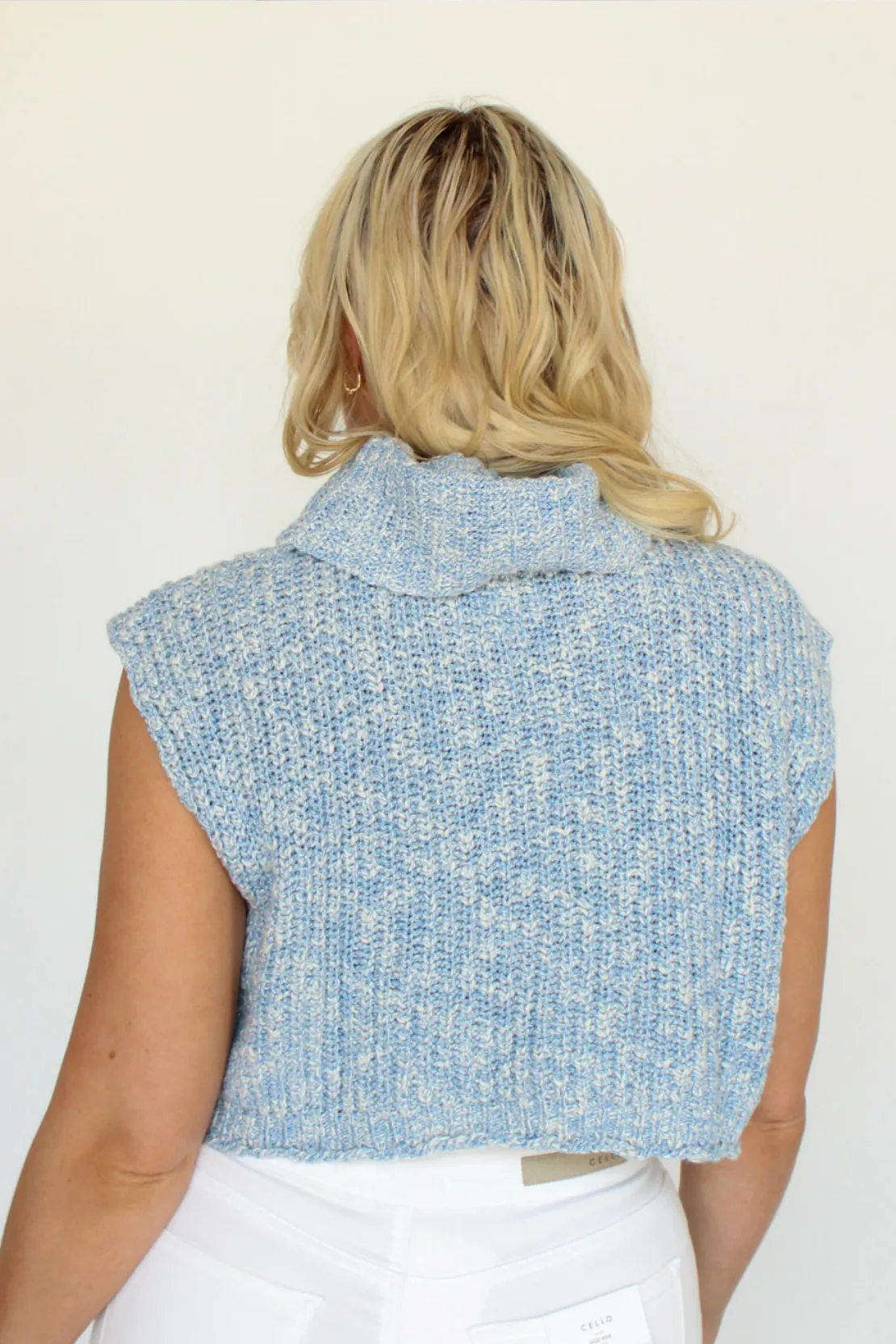 Sabrina Mock Neck Sweater Tank