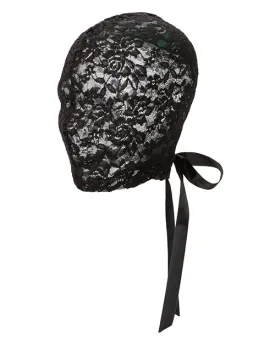 Scandal Corset Lace Hood - Black