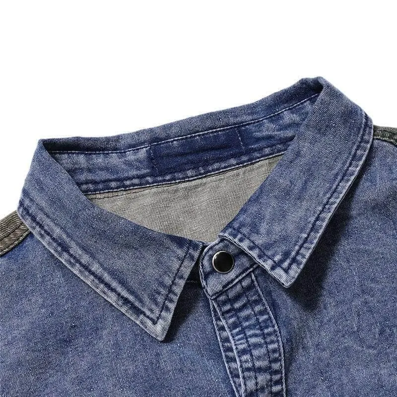 The Liam Long Sleeve Denim Shirt - Multiple Colors