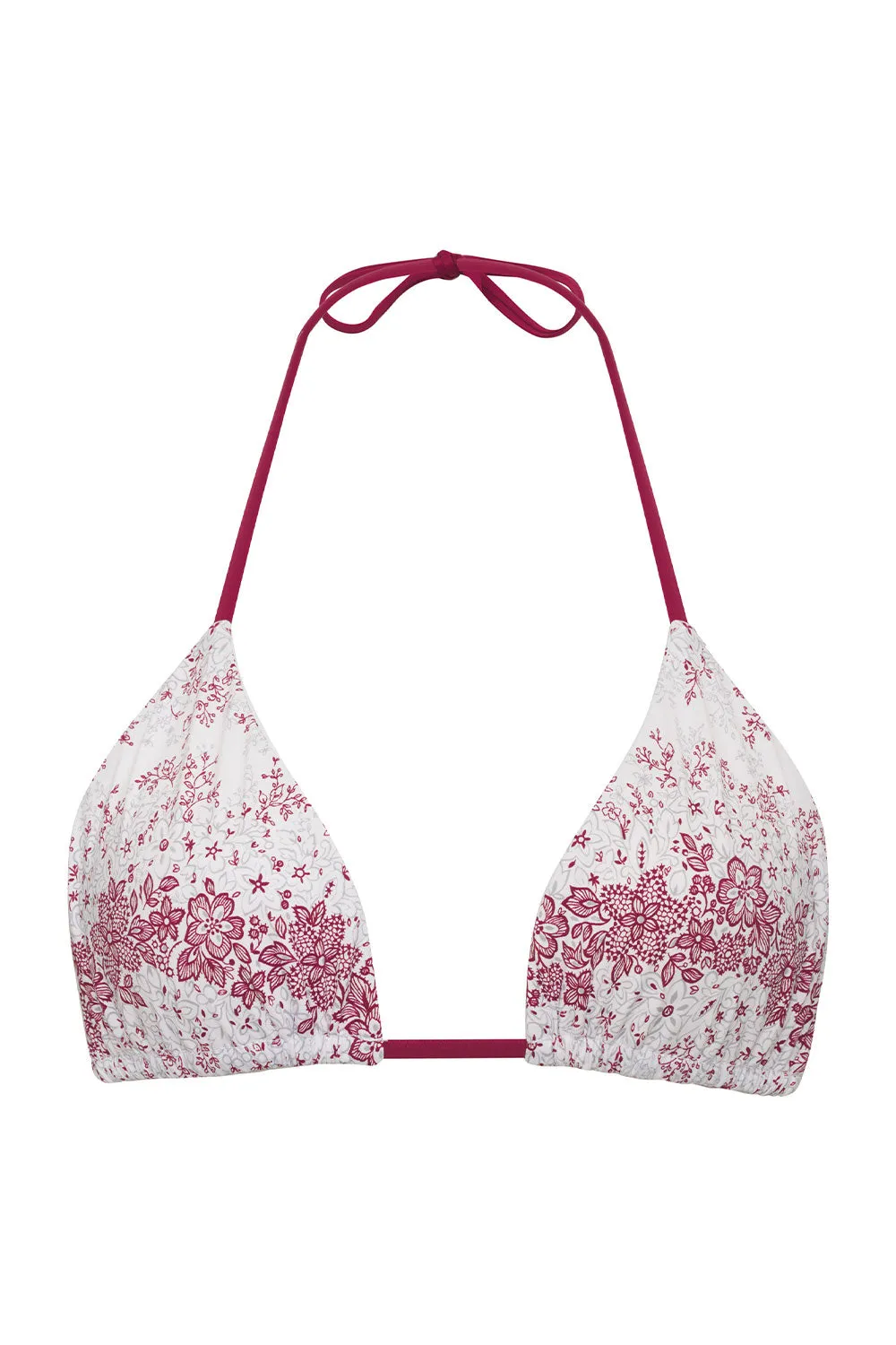 Tia Floral Triangle Bikini Top - Bisous Lace